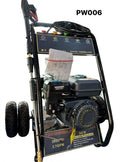 Petrol Pressure Washer 3800 PSI, Cart with Gun, Lance and Hose